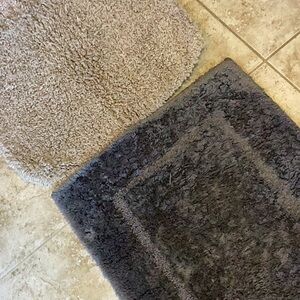 FINAL SALE PRICE Nautica Gray Accent Rug + Beige Rug